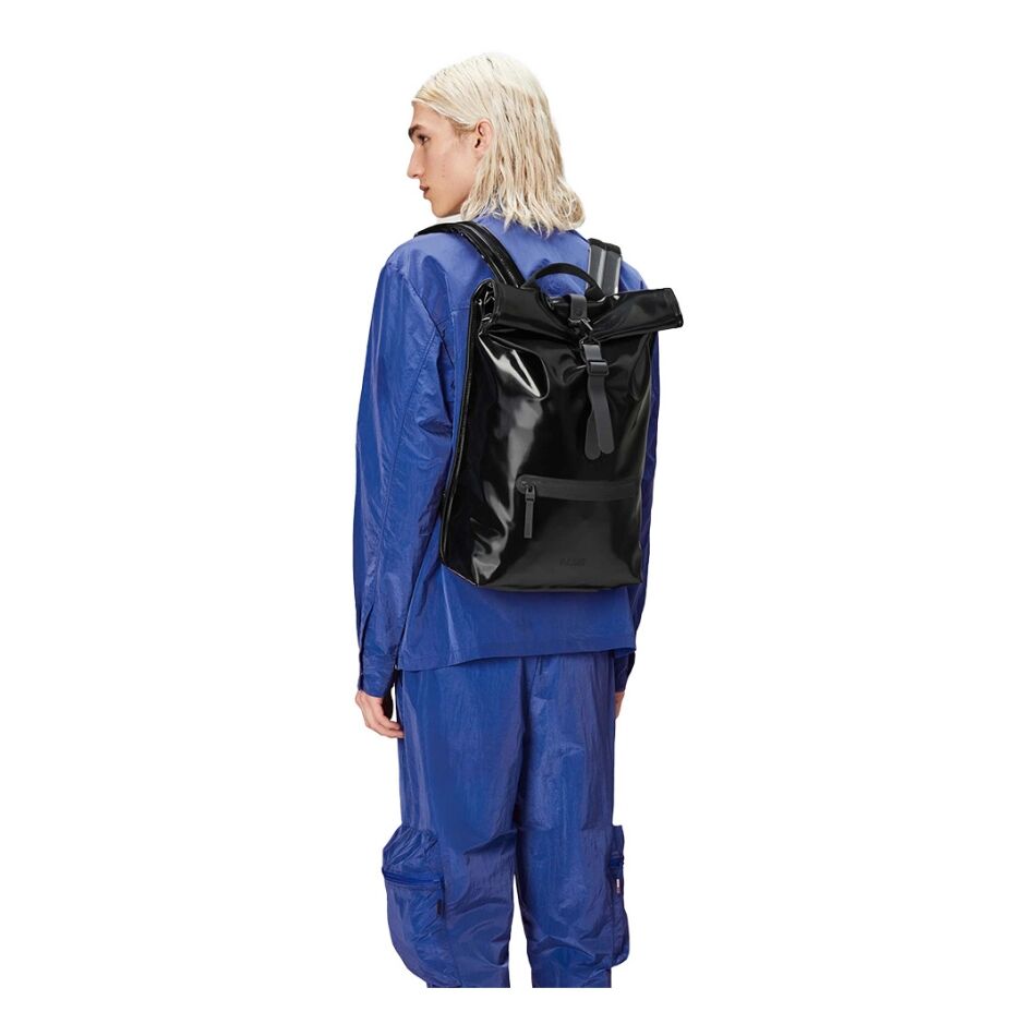 Rains Rolltop Rucksack W3 Night | Wennekes