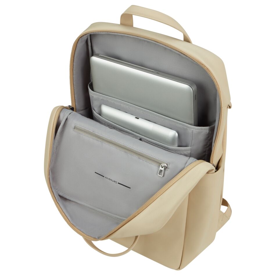 Samsonite 4Pack Laptop Backpack + Handles 15,6 inch zand | Wennekes.nl
