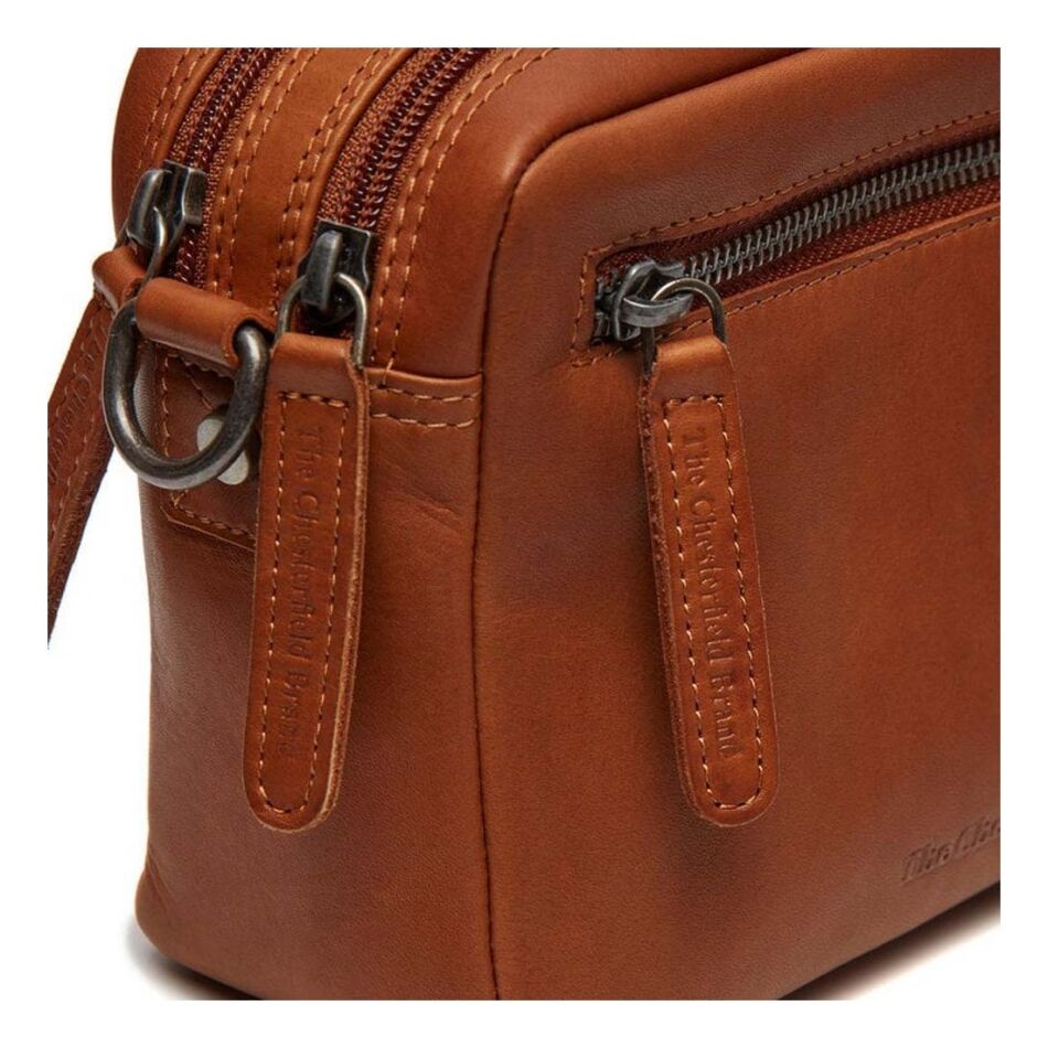 The Chesterfield Brand Schoudertas Samui Cognac | Wennekes