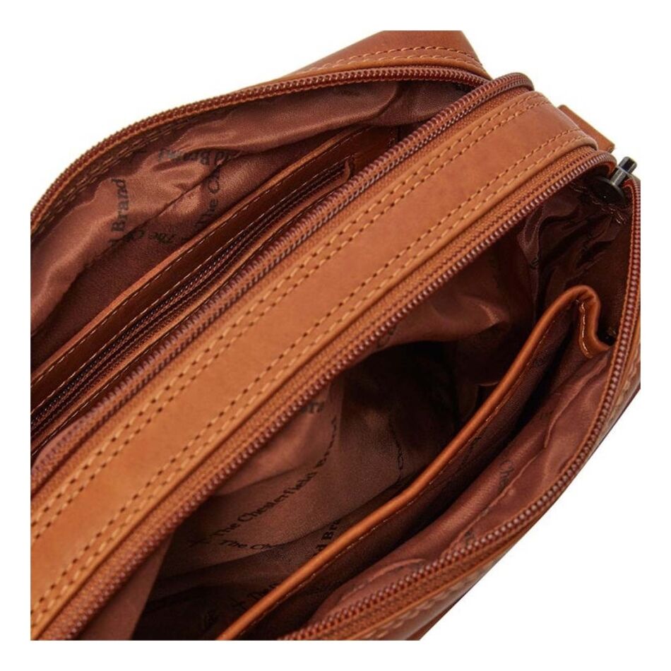 The Chesterfield Brand Schoudertas Samui Cognac | Wennekes