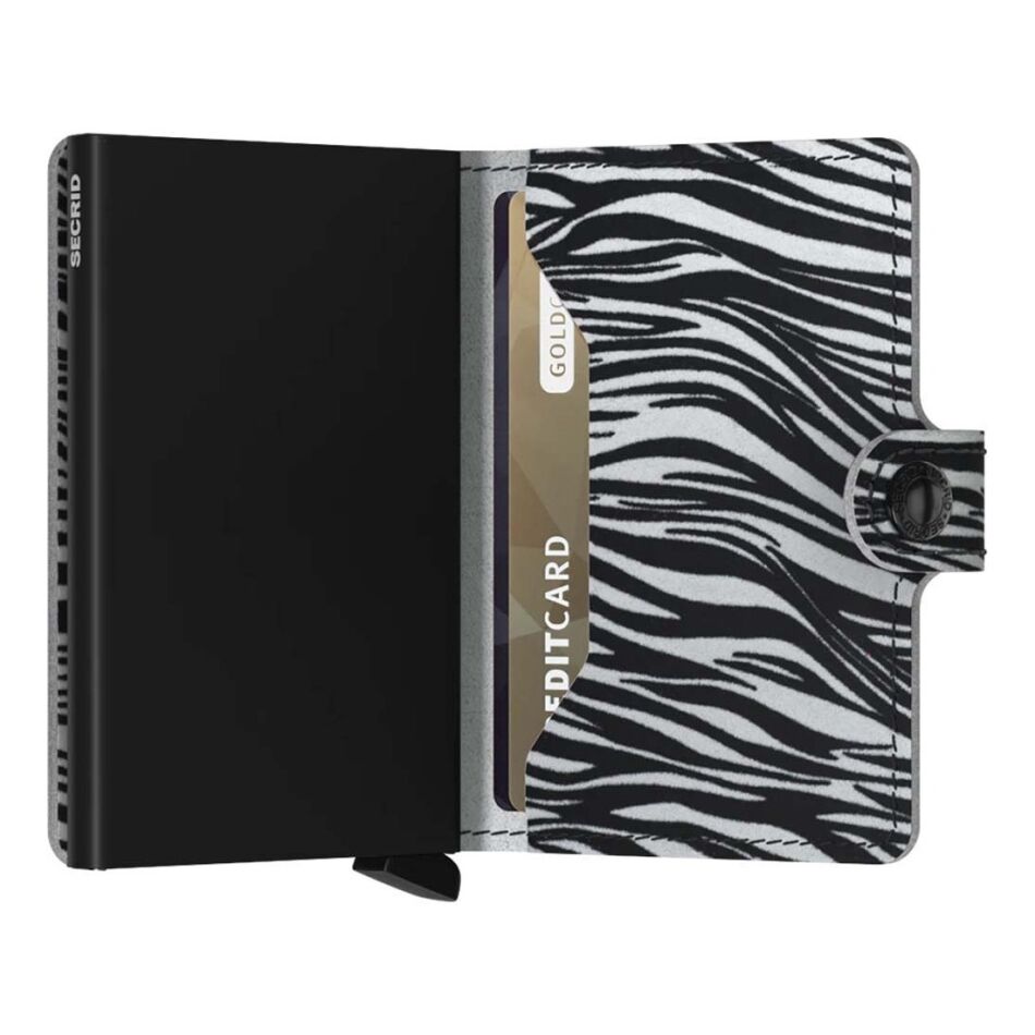 Secrid Miniwallet Zebra Light Grey | Wennekes