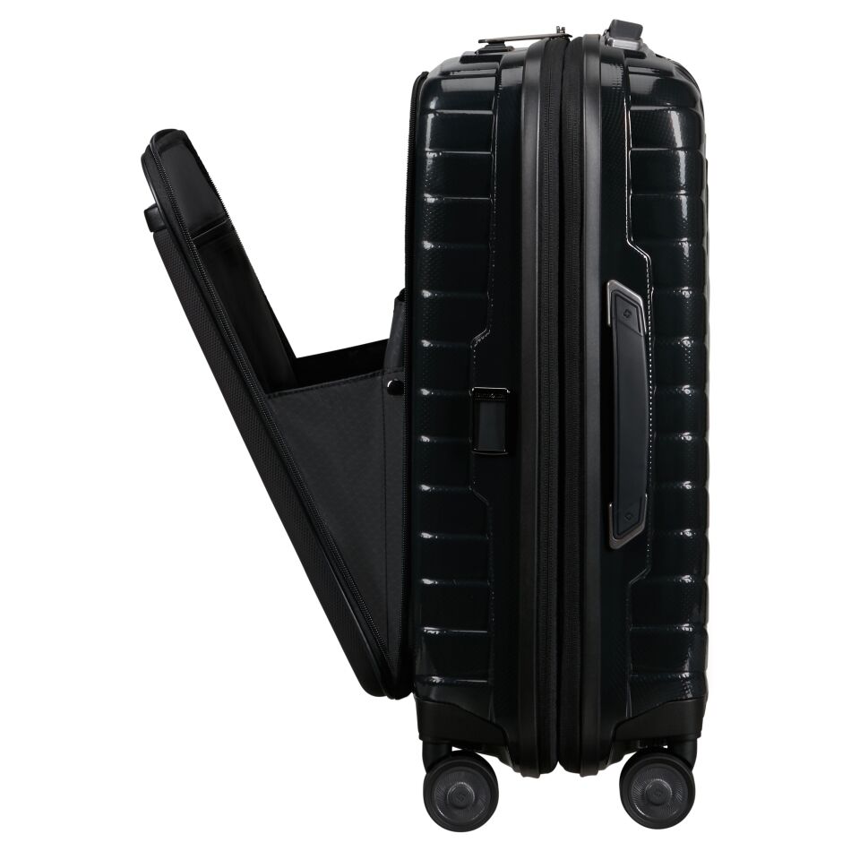 Samsonite Proxis Spinner 55cm Exp. Easy Access zwart | Wennekes.nl