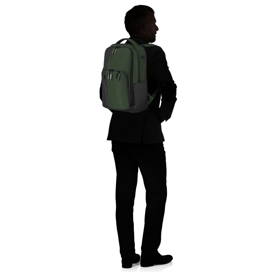 Samsonite Biz2Go Laptop Backpack 15,6 inch groen | Wennekes.nl
