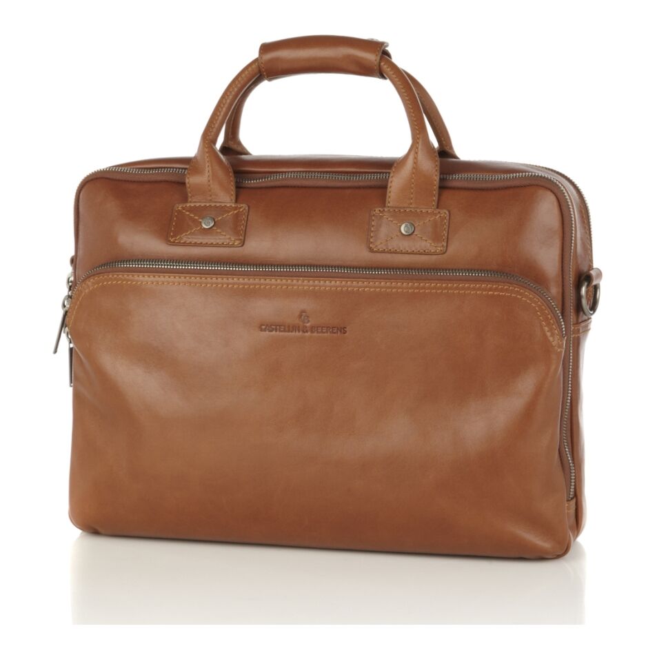 Castelijn & Beerens Firenze Laptoptas 15.6 Inch bruin | Wennekes.nl