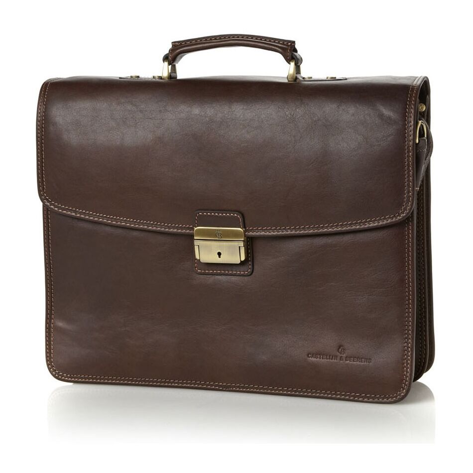 Castelijn & Beerens Verona Laptoptas 15.6 Inch bruin | Wennekes.nl