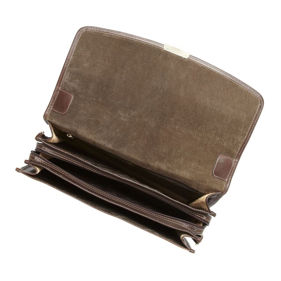 Castelijn & Beerens Verona Laptoptas 15.6 Inch bruin | Wennekes.nl