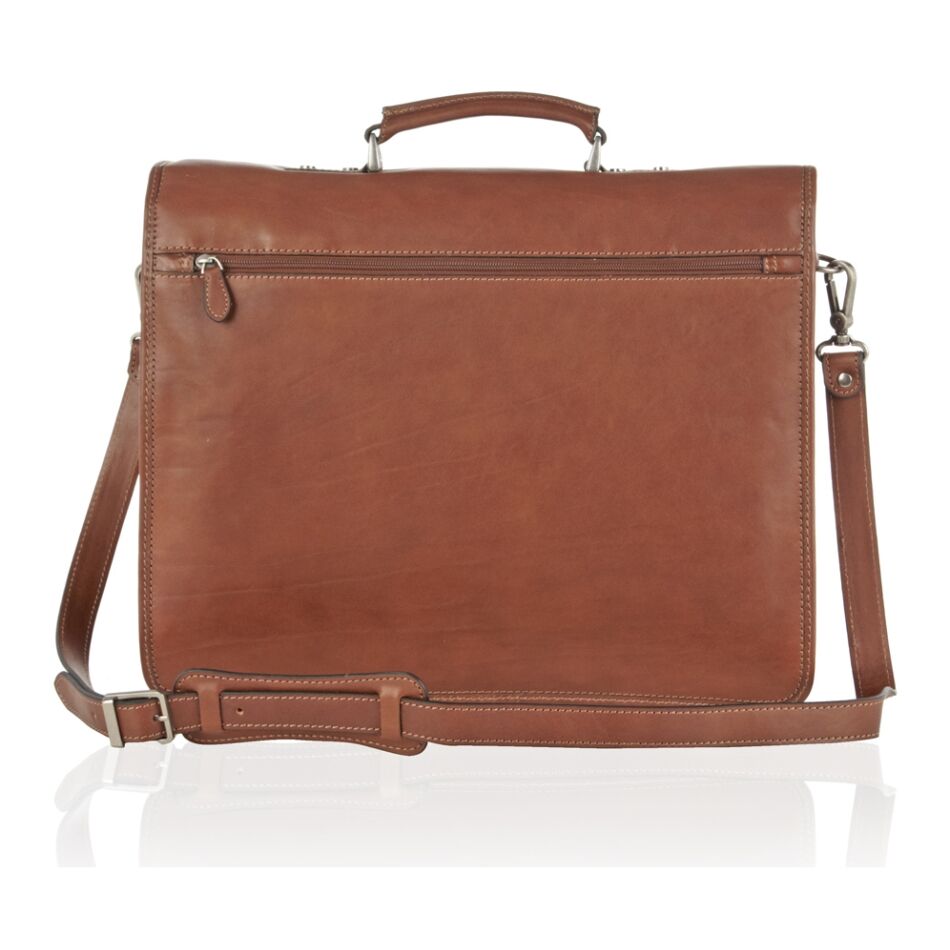 Castelijn & Beerens Verona Laptoptas 15.6 Inch licht bruin | Wennekes.nl