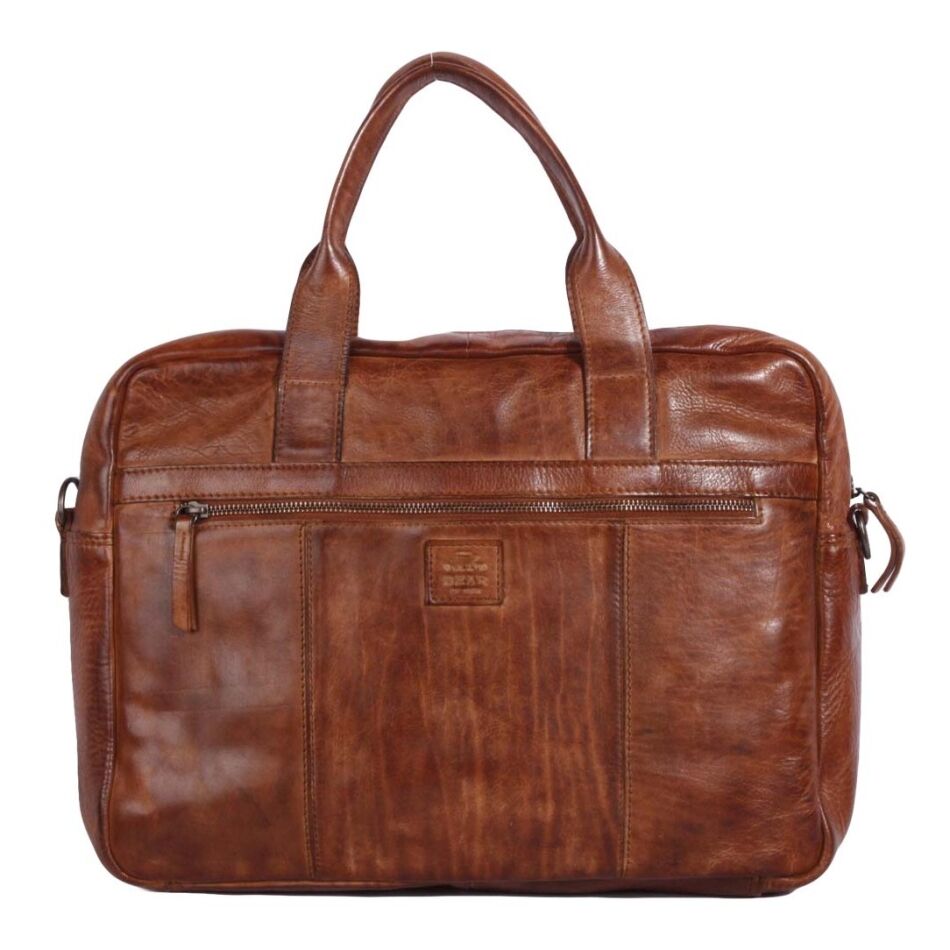 Bear Design Bear Design Hugo Laptoptas 15.6 cognac | Wennekes.nl