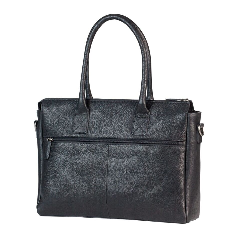 Burkely Burkely Antique Avery Laptopbag zwart | Wennekes.nl