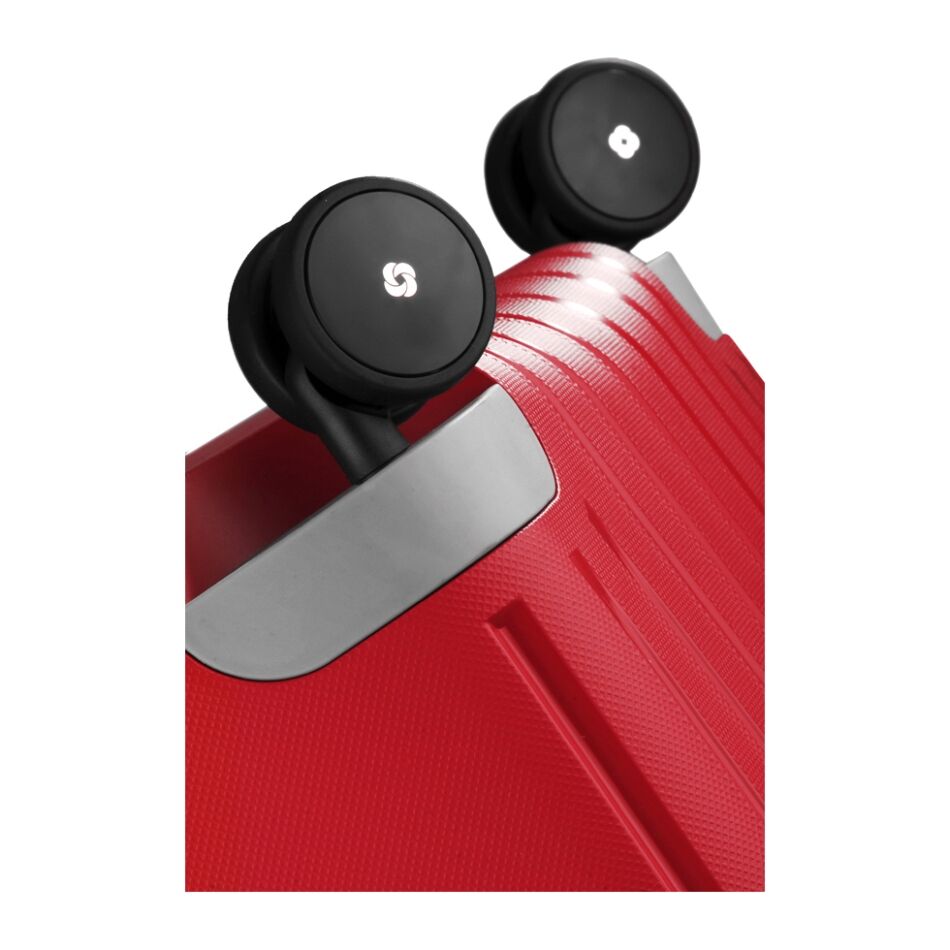 Samsonite S'cure Spinner 75 cm rood | Wennekes.nl