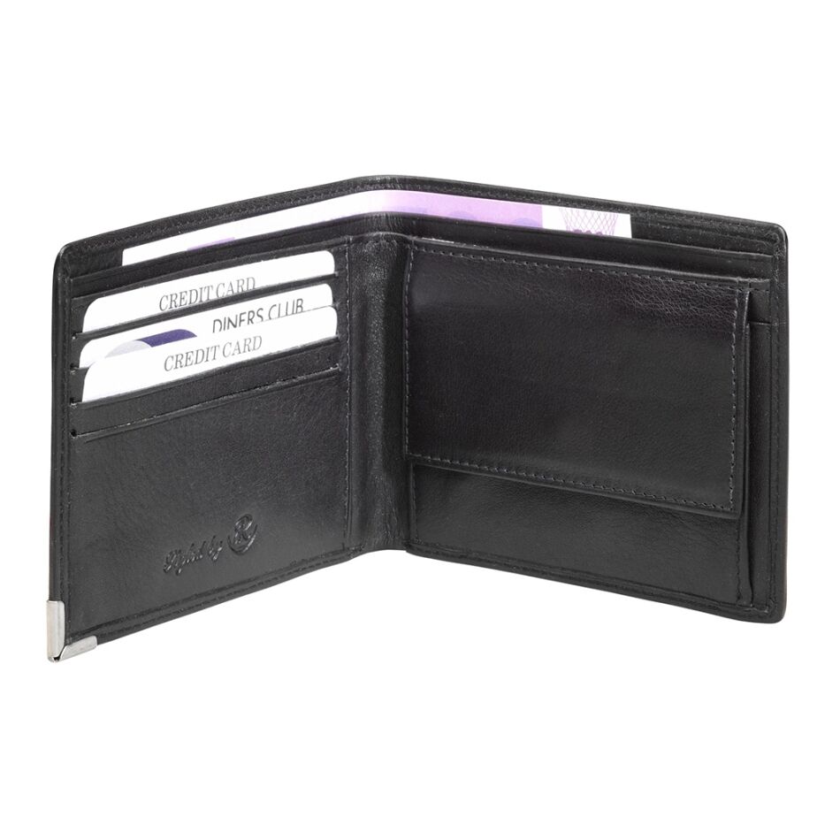 De Rooy Toronto Billfold laag zwart | Wennekes.nl