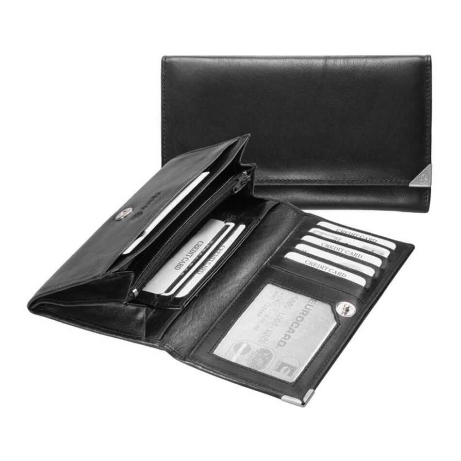 De Rooy Toronto damesportemonnee zwart | Wennekes.nl