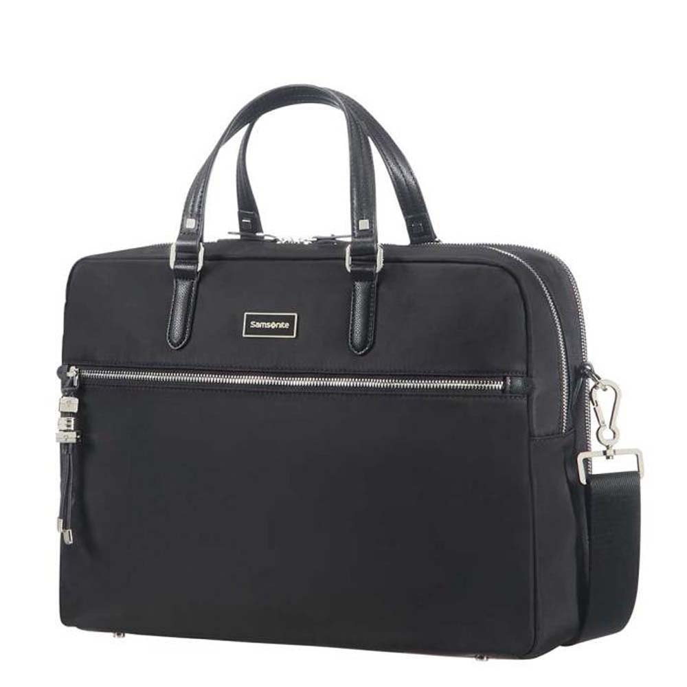 Samsonite Karissa Biz Bailhandle 156 2 Compartments samsonite kopen in de aanbieding